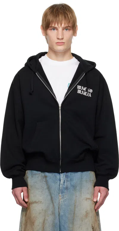 Wacko Maria Black Velvet Track Jacket