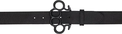 Wacko Maria Black Johnny Leather Belt