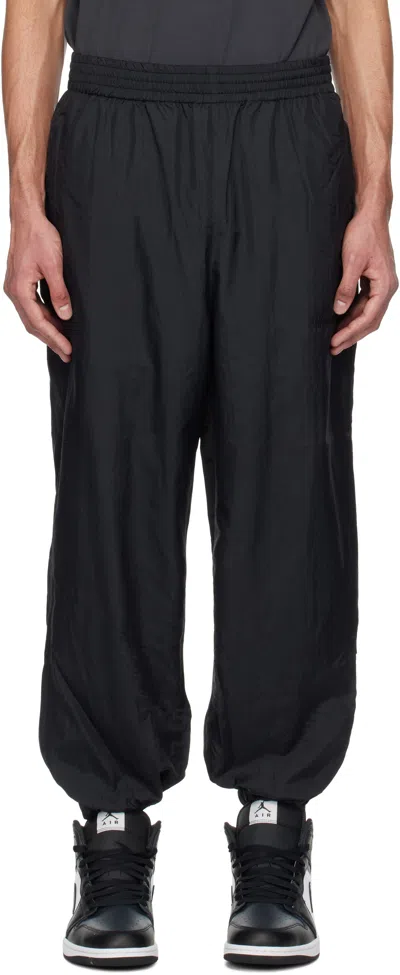 Wacko Maria Black Nylon Track Pants