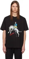 Wacko Maria Black Wild West T-shirt In Black