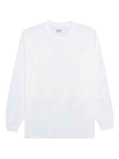 Wacko Maria Crew-neck Guadalupe Long-sleeve T-shirt In White