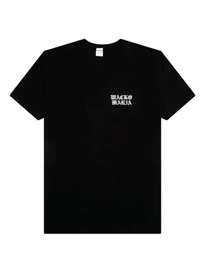 Wacko Maria Crew-neck T-shirt In Black