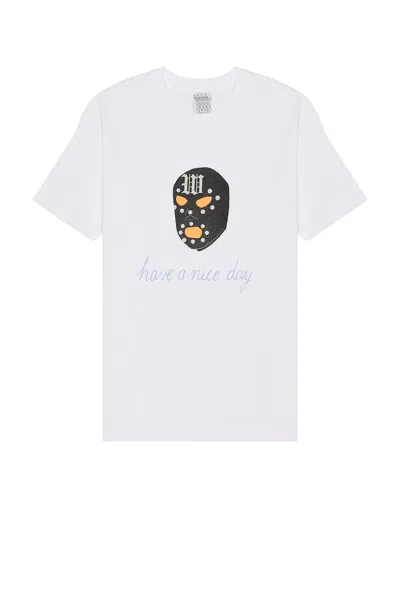 Wacko Maria Crew Neck T-shirt Type-1 In White