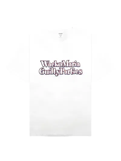 Wacko Maria Crew-neck T-shirt In White