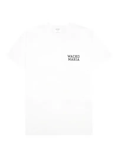 Wacko Maria Crew-neck T-shirt In White