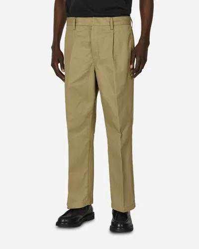 Wacko Maria Dickies Pleated Trousers In Beige