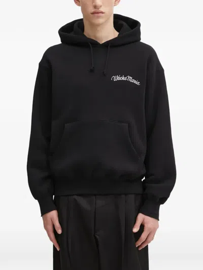 Wacko Maria Drawstring Hoodie In Black