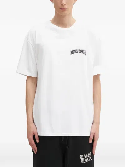 Wacko Maria Graphic-print T-shirt In White