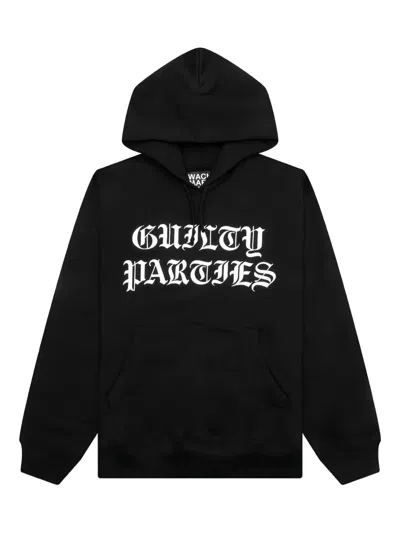 Wacko Maria Guilty Parties Heavyweight Hooded Sweatshirt In Black