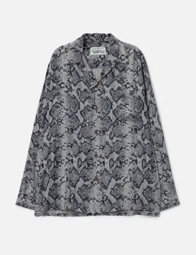 Wacko Maria Hawaiian Shirt (type-3) In Gray