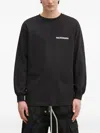 Wacko Maria Heart-print Long-sleeve T-shirt In Black