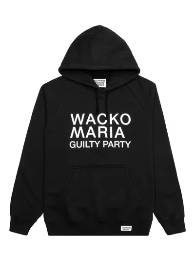 Wacko Maria Heavyweight Pullover Hoodie In Black