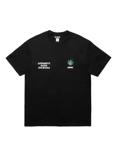 Wacko Maria High Times Crew-neck T-shirt In Black