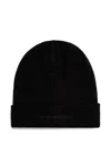 Wacko Maria Logo-embroidered Beanie In Black