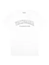 Wacko Maria Logo-lettering Crewneck T-shirt In Neutral