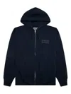 Wacko Maria Logo-print Hoodie In Blue
