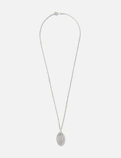 Wacko Maria Medai Necklace In White