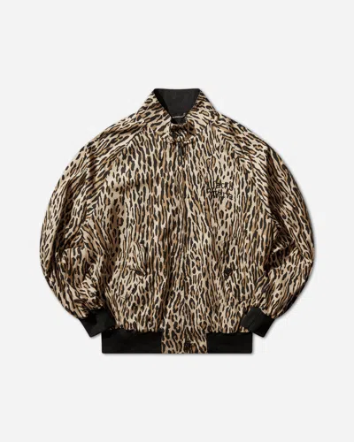 Wacko Maria Men S Baracuta Leopard G9 Harrington Jacket In Black