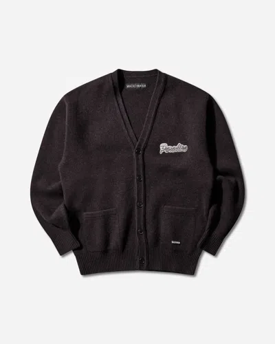 Wacko Maria Men S Classic Cardigan (type-2) Burgundy In Brown