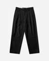 Wacko Maria Men S Double Pleated Chino Trousers (type-2) In Black