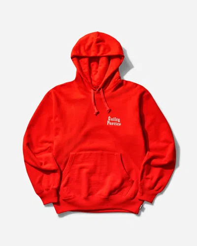 Wacko Maria Men S Heavy Weight Hoodie (type-6) In Red