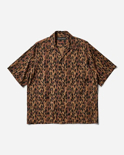 Wacko Maria Men S Leopard Hawaiian Shirt Brown In Multicolor