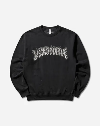 Wacko Maria Men S Tim Lehi Crewneck Sweatshirt (type-2) In Black