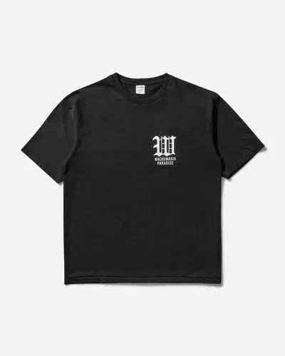 Wacko Maria Men S Washed Heavy Weight Crew Neck T-shirt (type-6) In Black