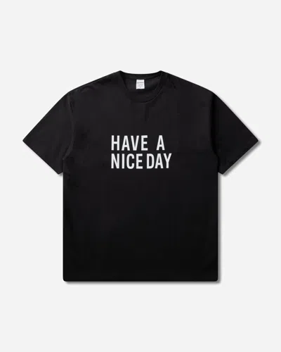 Wacko Maria Men S Washed Heavy Weight T-shirt (type-14) In Black