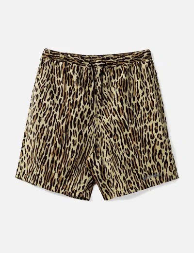 Wacko Maria × Nanga / Leopard Comfy Shorts In Multi