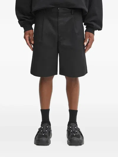 Wacko Maria Pleated Shorts In Black