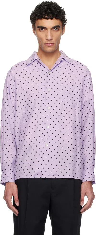 Wacko Maria Purple Dots Shirt