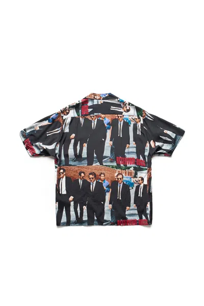 Wacko Maria Reservoir Dogs Print Hawaiian Shirt In Black