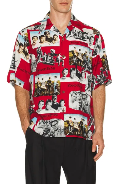Wacko Maria Stand By Me Hawaiian Shirt In Red