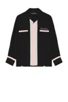 Wacko Maria Switching Shirt Type-3 In Black