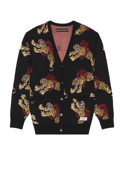 Wacko Maria Tim Lehi Cardigan In Black