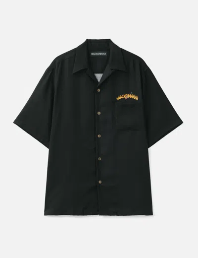 Wacko Maria Tim Lehi / Hawaiian Shirt S/s ( Type-1 ) In Black