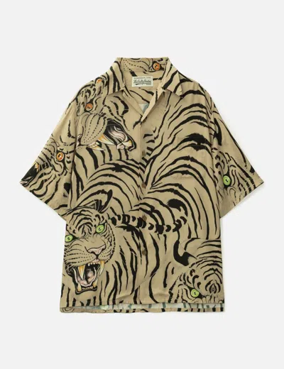 Wacko Maria Tim Lehi Hawaiian Shirt (type-2) In Brown