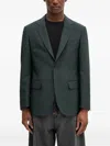 Wacko Maria Two-button Notch-lapel Blazer In Green