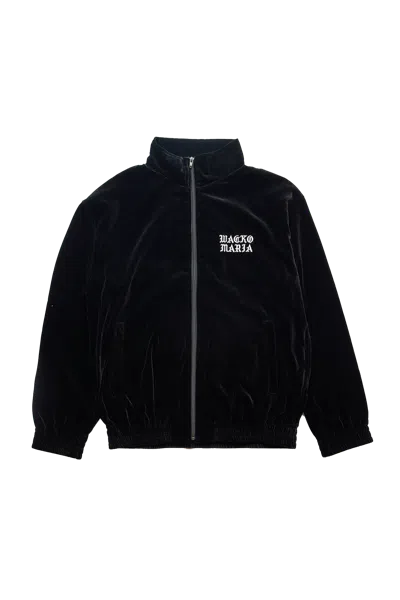 Wacko Maria Velvet Track Jacket (type-2) Black