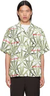 Wacko Maria White & Green High Times Edition Shirt In White