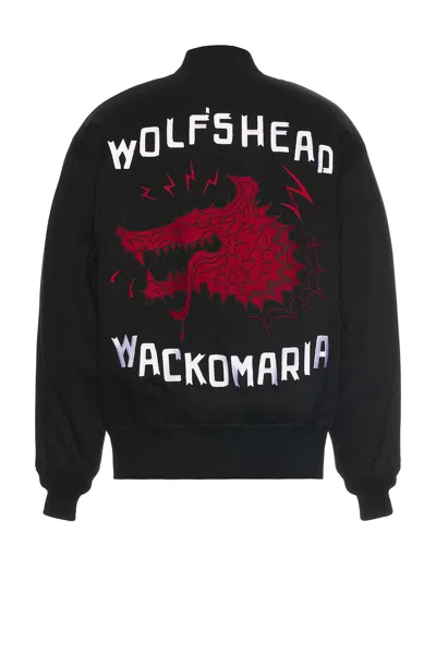 Wacko Maria Wolf's Head Ska Jacket Type-1 In Black