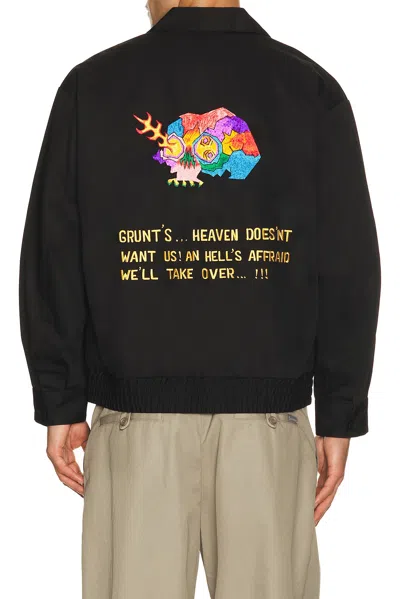 Wacko Maria Wolf's Head Vietnam Jacket In Black