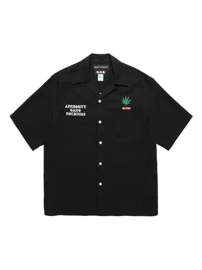 Wacko Maria X High Times 50's Shirt In Black