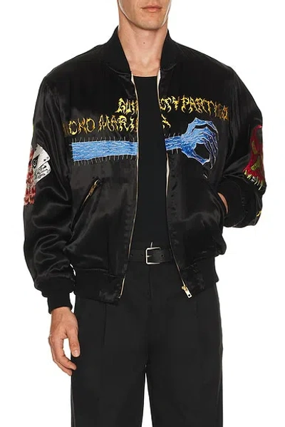 Wacko Maria X Neck Face Vietnam Jacket In Black