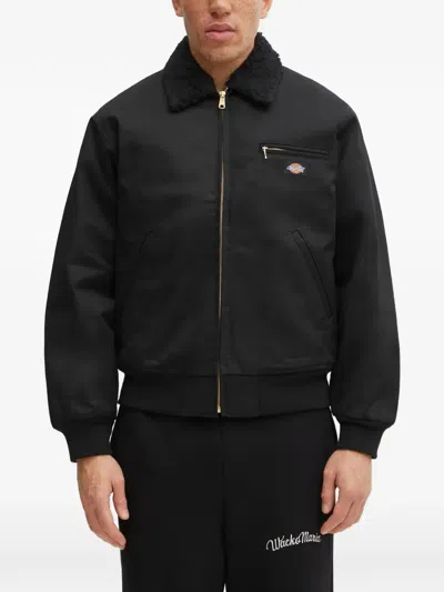 Wacko Maria Zipped Sherpa-collar Jacket In Black