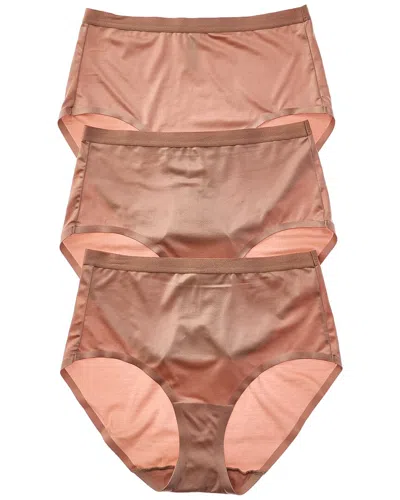 Wacoal 3pk Inner Sheen Brief In Orange