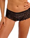 Wacoal Abella Lace Boyshorts In Black