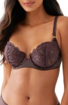 Wacoal After Dark Underwire Balconette Bra In Purple