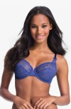 Wacoal 'all Dressed Up' Underwire Bra In Blue